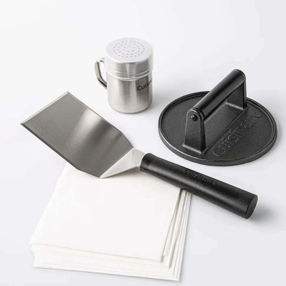 Cuisinart Outdoors Smashed Burger Kit - Set of 4