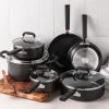 Cuisinart Purelyceramic Ceramic Cookware Combo - Set of 10 (Black)