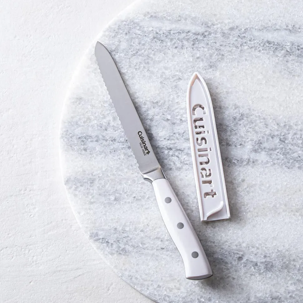 Cuisinart Triple Rivet Serrated Utility Knife (White)