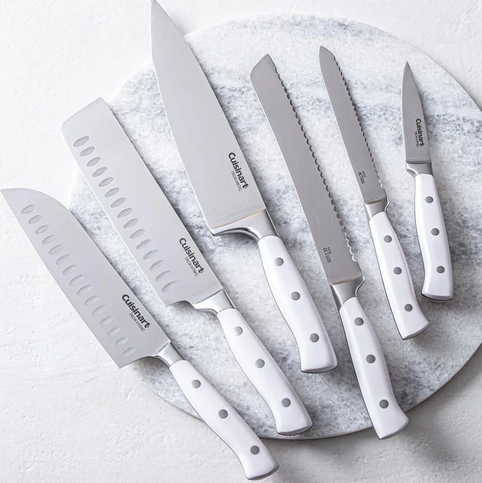 Cuisinart Triple Rivet Serrated Utility Knife (White)