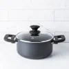Cuisipro Soft Touch Cookware Combo - Set of 10 (Black)