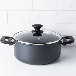 Cuisipro Soft Touch Cookware Combo - Set of 10 (Black)
