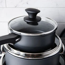 Cuisipro Soft Touch Cookware Combo - Set of 10 (Black)