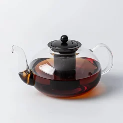 Danesco Ch'a Teapot with Infuser 1.5L (Clear/Black)