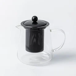 Danesco Ch'a Teapot with Infuser 550ml (Clear/Black)