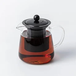 Danesco Ch'a Teapot with Infuser 550ml (Clear/Black)