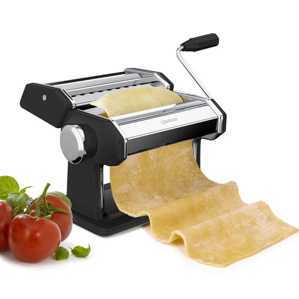 Danesco Italiano Manual Pasta Machine (Black/Chrome)