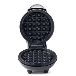 Dash Mini Round Waffle Maker (Silver)