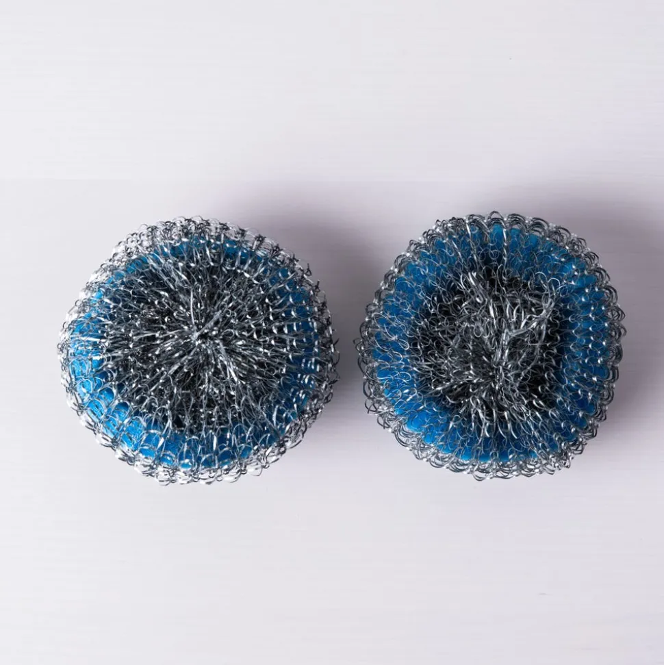 Dawn Cleaning 'Stainless Steel' Mesh Scrubber - Set of 2
