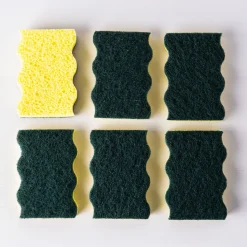 Dawn Heavy Duty All Purpose Cleaning Sponge - Set of 6 (Green/Yellow)