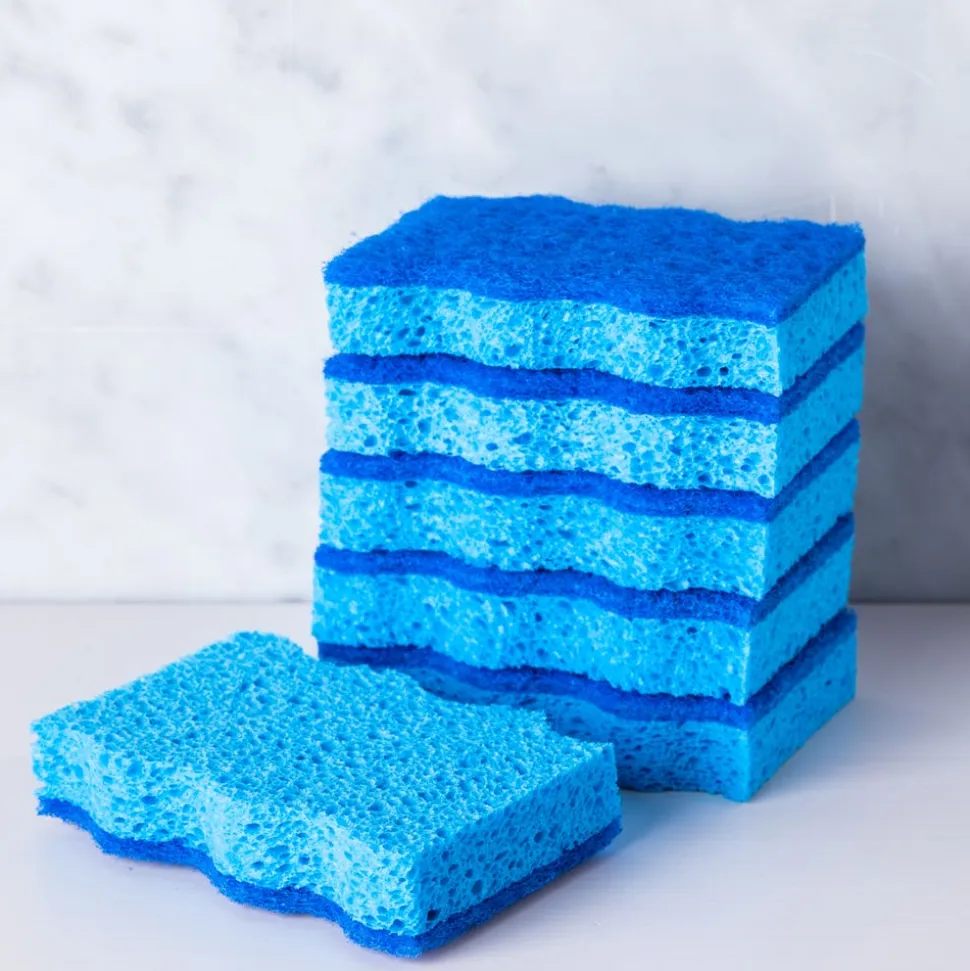 Dawn Non-Scratch All-Purpose Cleaning Sponge - Set of 6 (Blue)