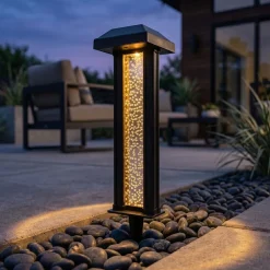 Deco Lite Outdoor 'Waterfall' Pathway Stake Light (Black)