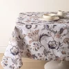 Easycare Printed 'Brissac' Polyester Tablecloth (Beige) 58x94"