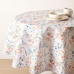 Easycare Printed 'Toscana' Polyester Tablecloth 70"
