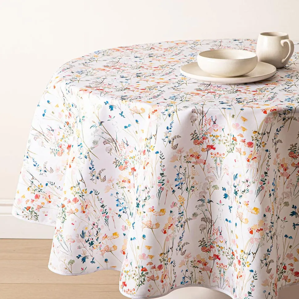Easycare Printed 'Toscana' Polyester Tablecloth 70"