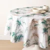 Easycare Printed 'Tropical Palm' Polyester Tablecloth 70" (Green)