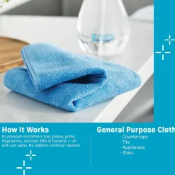 E-Cloth General Purpose Microfiber Cleaning Cloth - Set of 4