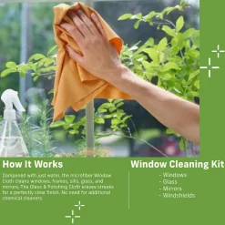 E-Cloth Window Microfiber Cleaning Cloth - Set of 2
