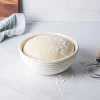 Eddingtons Banneton 750g/1.65lb Round Proving Basket Small (White)