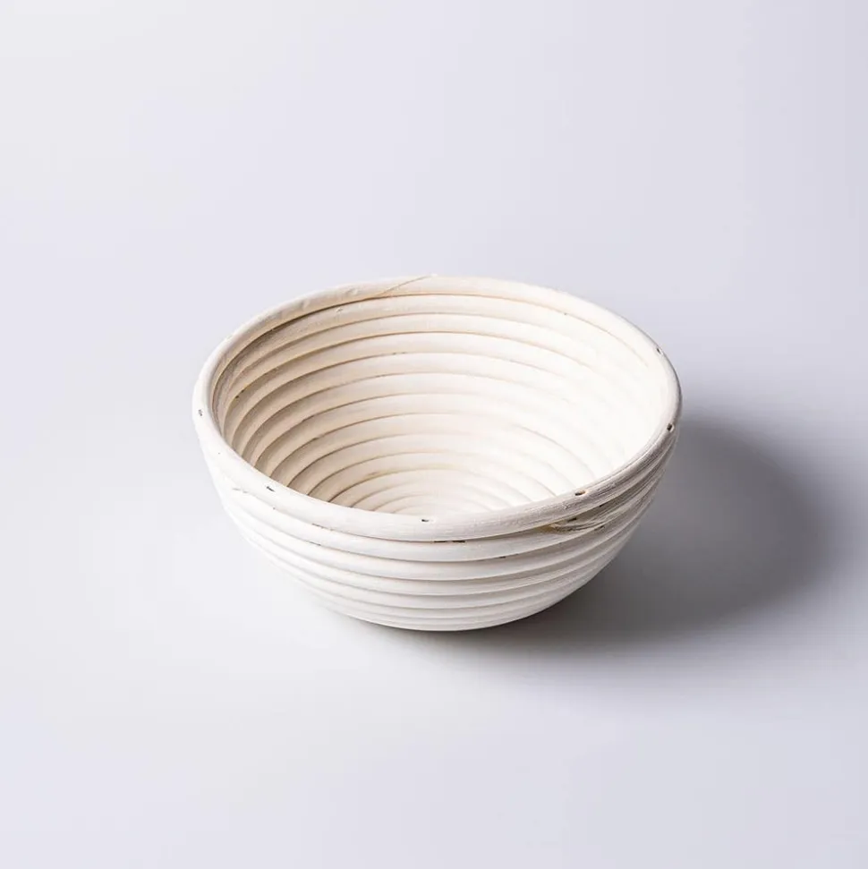 Eddingtons Banneton 750g/1.65lb Round Proving Basket Small (White)