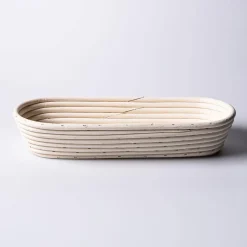Eddingtons Banneton 1.5kg/3.3lb Oval Proving Basket Large (White)