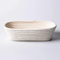 Eddingtons Banneton 1kg/2.2lb Oval Proving Basket Small (White)