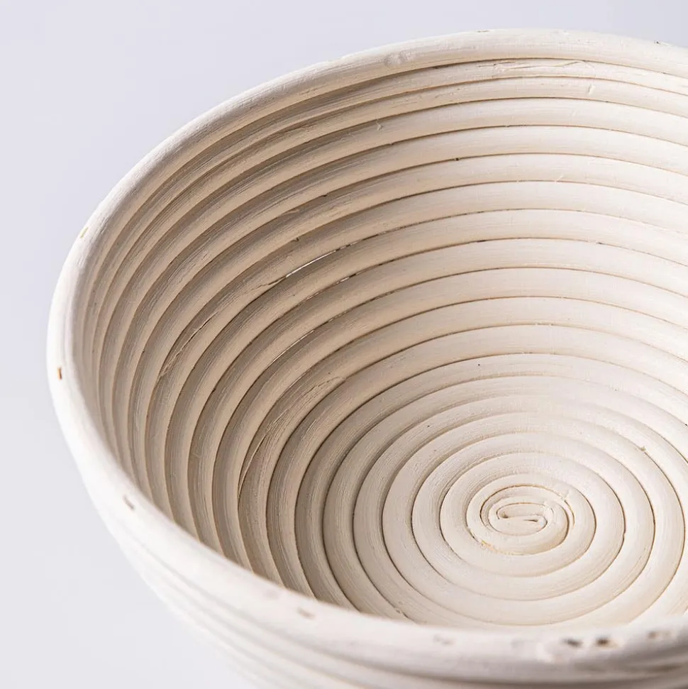 Eddingtons Banneton '1 Kl / 2.2 Lb' Round Proving Basket Large (White)