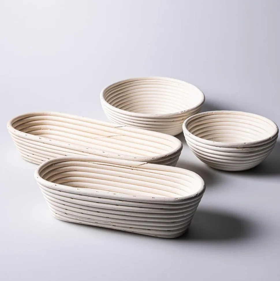 Eddingtons Banneton '1 Kl / 2.2 Lb' Round Proving Basket Large (White)