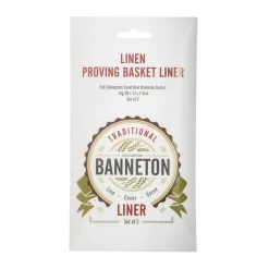 Eddingtons Banneton Proving Basket LinerOval Small - Set of 2