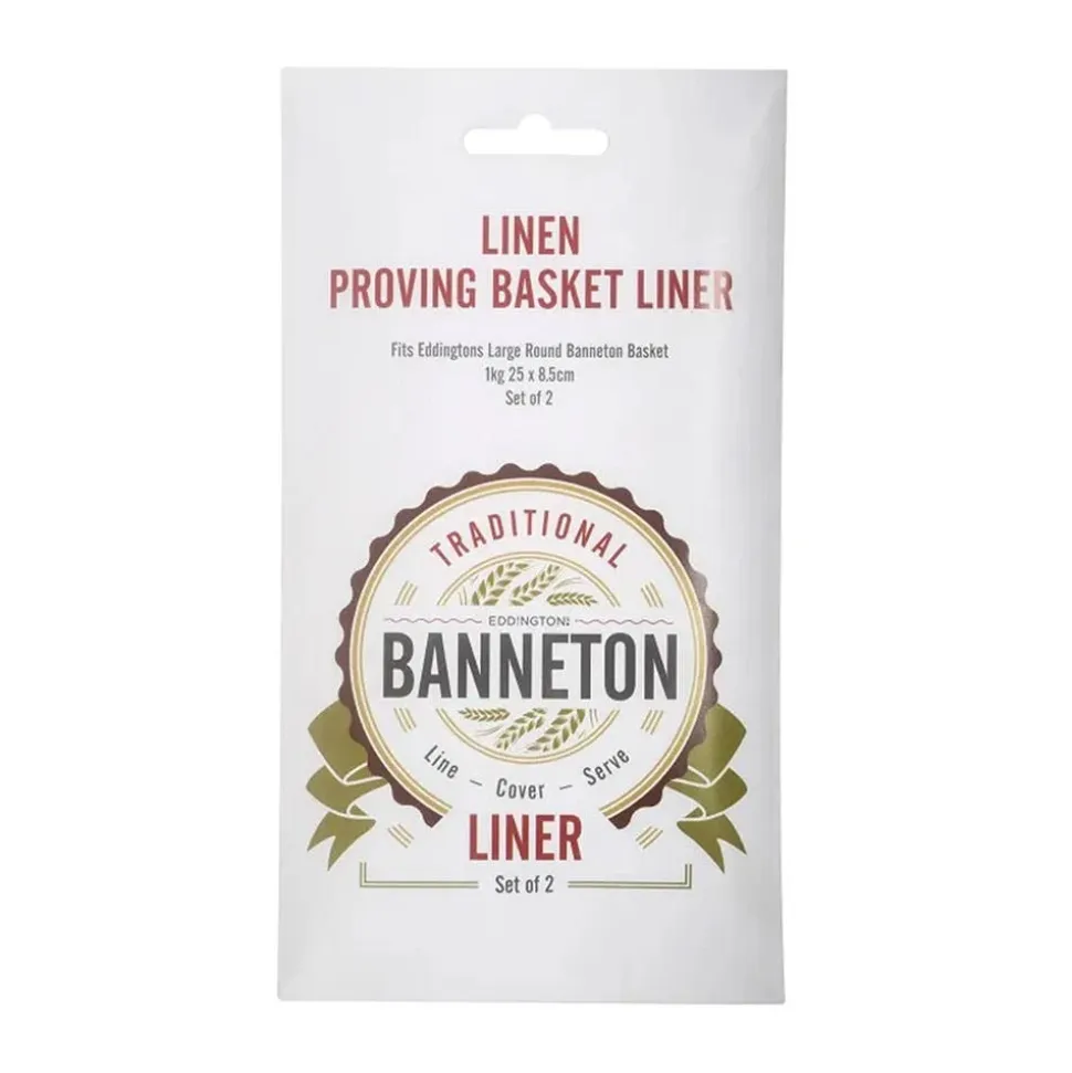 Eddingtons Banneton Proving Basket Liner Large - Set of 2