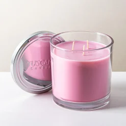 Empire Tuscany 'Cherry Blossom' 3-Wick Glass Jar Candle