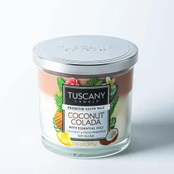 Empire Tuscany 'Coconut Colada' 3-Wick Glass Jar Candle