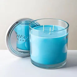Empire Tuscany 'Ocean Mist' 3-Wick Glass Jar Candle