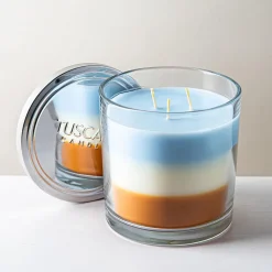 Empire Tuscany 'Ocean View' 3-Wick Glass Jar Candle