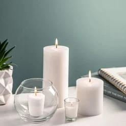 Empire Tuscany Unscented Essentials Tealight Candle - Set/50 (White)