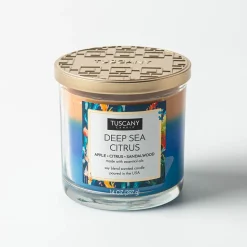 Empire Tuscany 3-Wick 'Deep Sea Citrus' Glass Jar Candle 397g