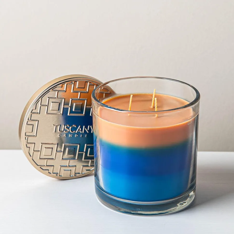 Empire Tuscany 3-Wick 'Deep Sea Citrus' Glass Jar Candle 397g
