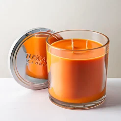 Empire Tuscany 3-Wick 'Vanilla Pumpkin' Glass Jar Candle 14oz.
