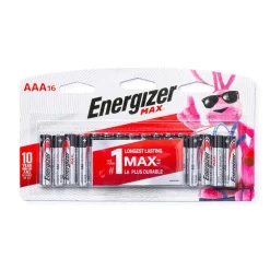 Energizer Max Batteries AAA - Set of 16