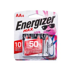 Energizer Max Batteries AA - Set of 4