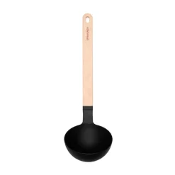 Epicurean Gourmet Series Wood-Nylon Ladle (Natural/Black)