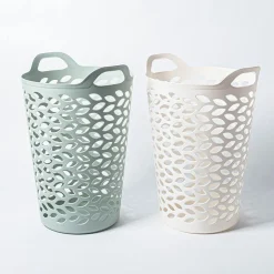 Ezy Storage Fleur '74l' Flexi Laundry Hamper (Sage)