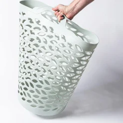 Ezy Storage Fleur '74l' Flexi Laundry Hamper (Sage)