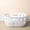 Ezy Storage Premium Aura '50l' Laundry Basket (White)