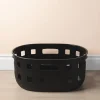 Ezy Storage Premium Aura '50l' Laundry Basket (Black)