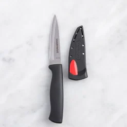 Farberware Edgekeeper 3.5" Paring Knife with Sleeve (Black)