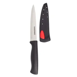 Farberware Edgekeeper 4.5" Utility Knife with Sleeve (Black)