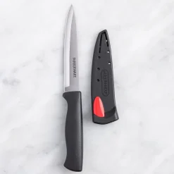 Farberware Edgekeeper 4.5" Utility Knife with Sleeve (Black)