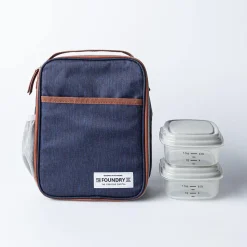 Fit & Fresh Olney 'Denim' Thermal Lunch Bag (Blue)