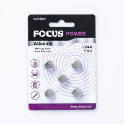 Focus Power Mercury-Free 'Alkaline' Cell Battery LR44